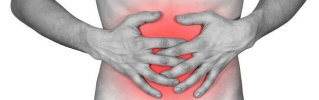 ból brzucha spowodowany pasożytami