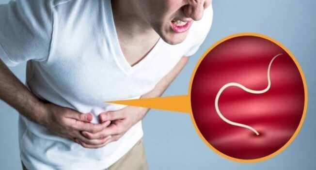 Ból brzucha jest objawem obecności pasożytów w organizmie